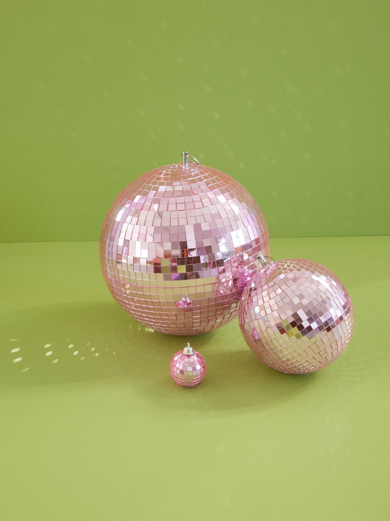 RICE Diskokugel Gold, D. ca. 25 cm, Large Disco Ball - gold