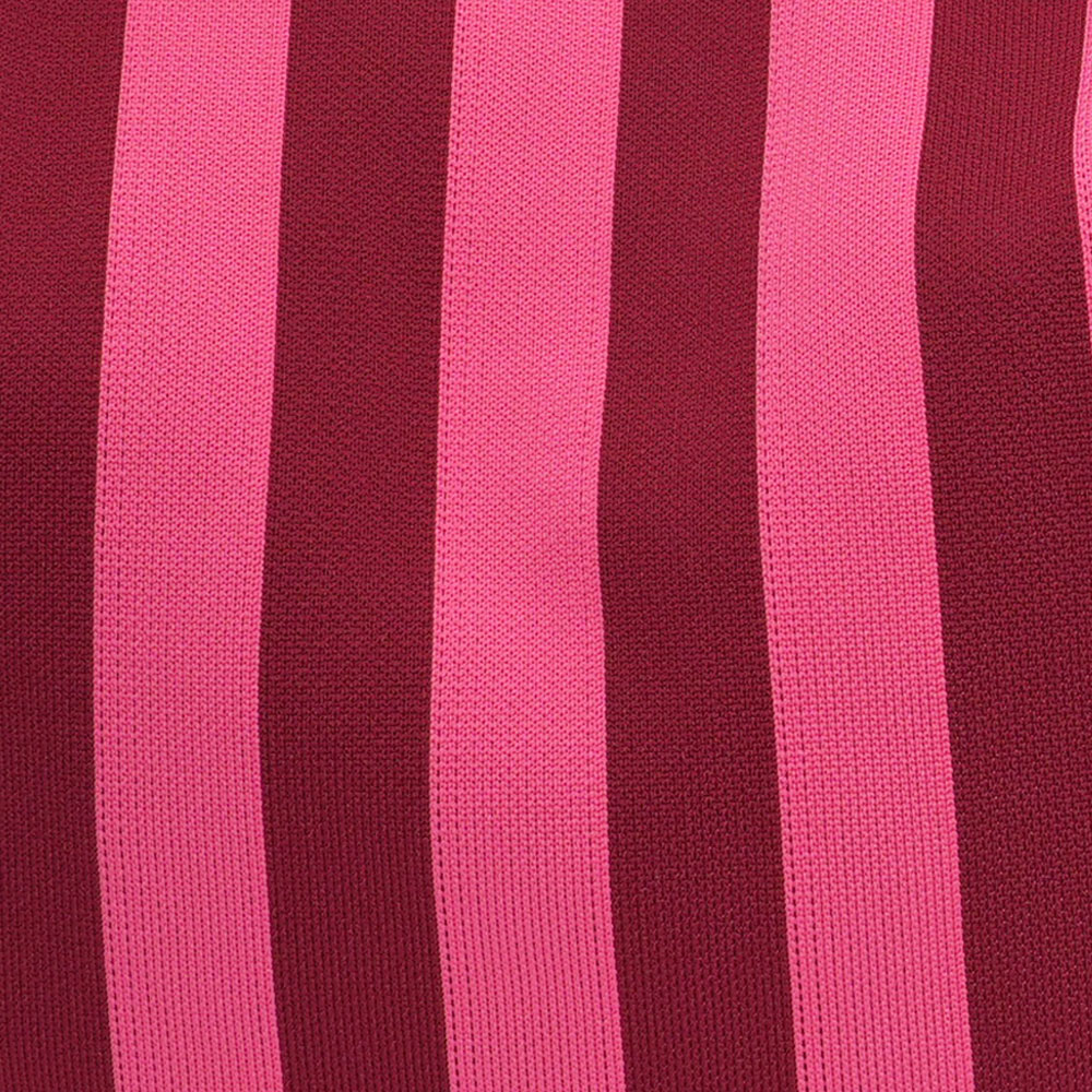 LOT83 Shopper Lois 127, Streifen Dunkelrot-Rosa, ca.  45 x 35 cm