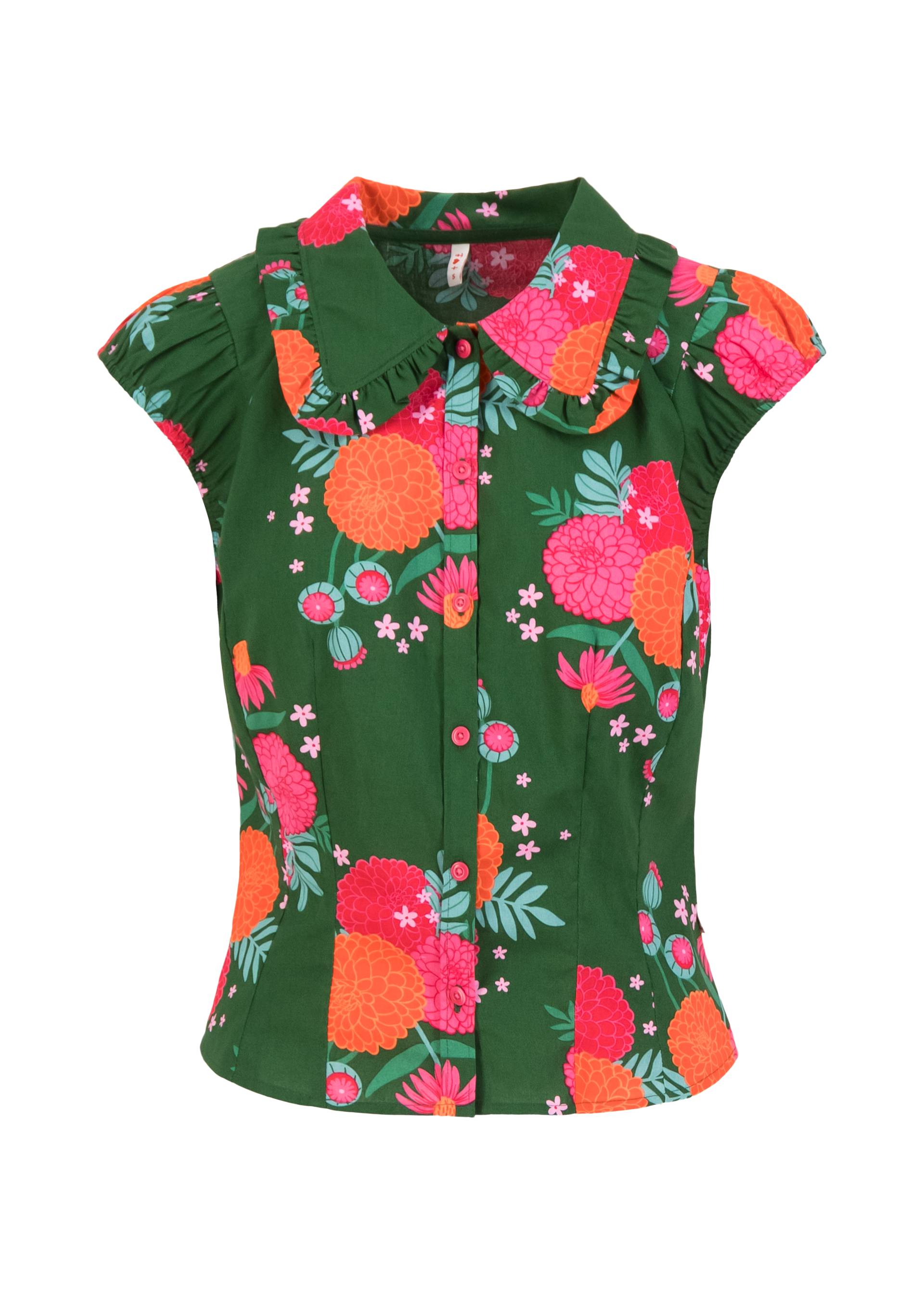 Blutsgeschwister Sommerbluse Que sera, sera - blooming soft flowers