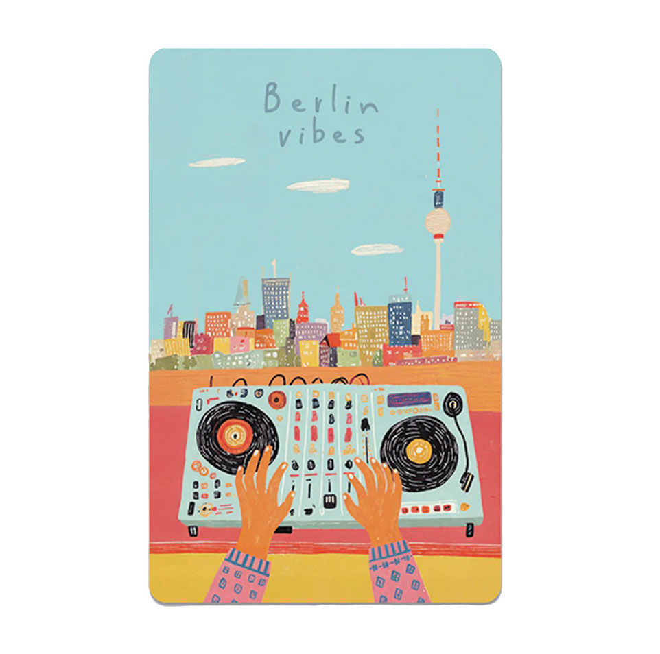 Lunacard Postkarte Berlin Vibes