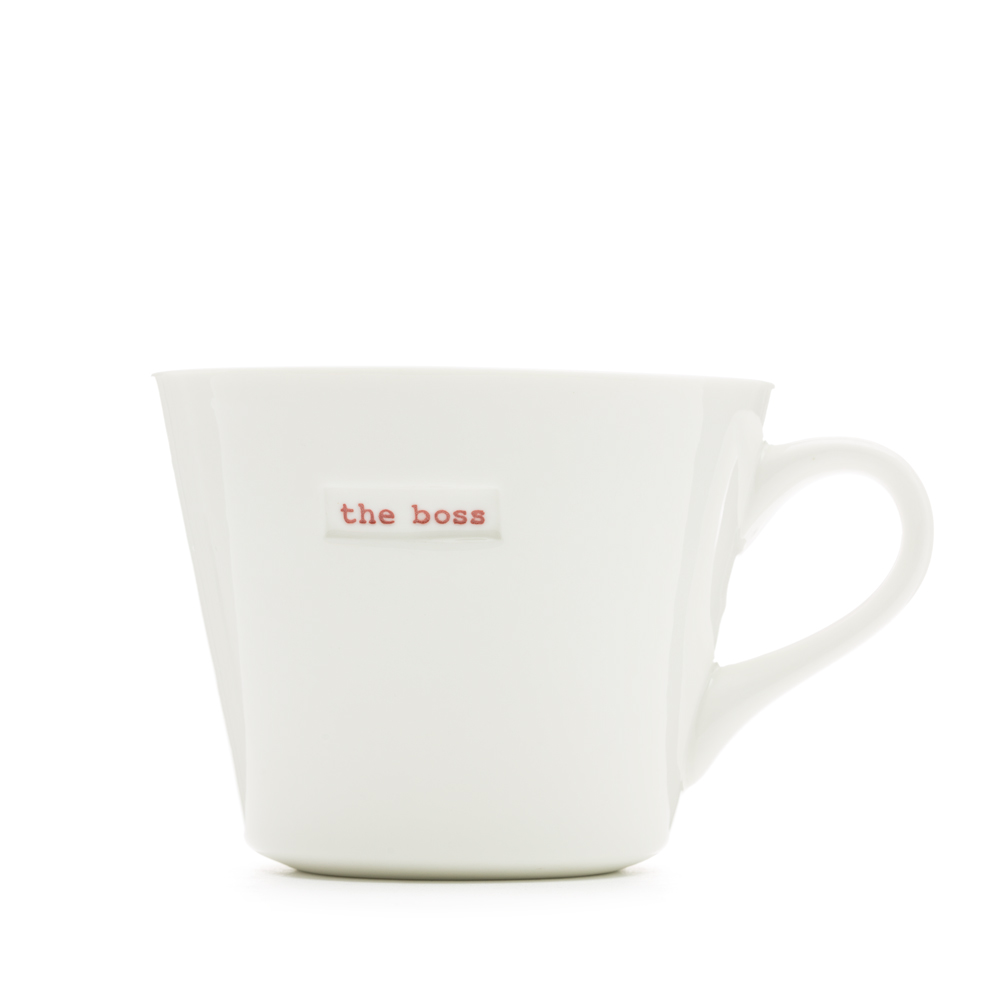 Keith Brymer Jones Bucket Mug "THE BOSS" Tasse 350ml    