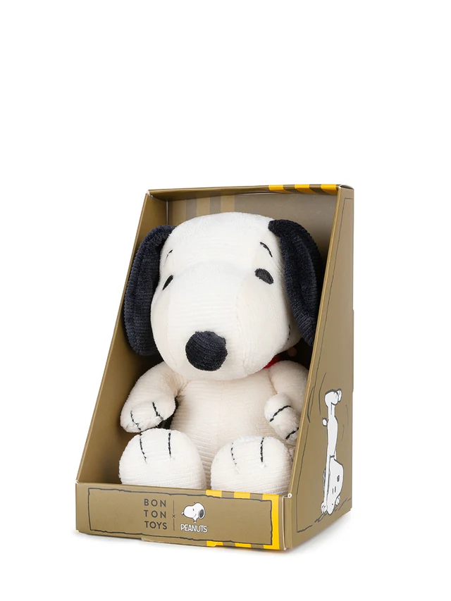 The Peanuts Snoopy Mini Cord in Geschenkbox, Creme , ca. 17 cm 