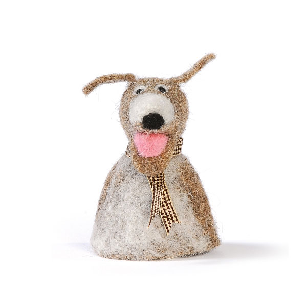 Eierwärmer Wollfilz, Hund Eierwärmer Wollfilz, Hund