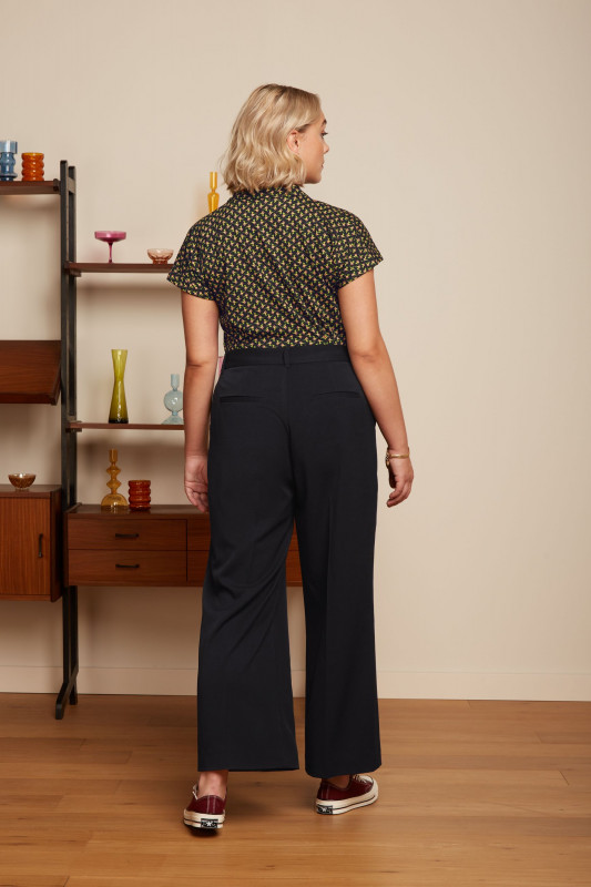 King Louie Hose Frederica Pants Broadway, Farbe: Schwarz
