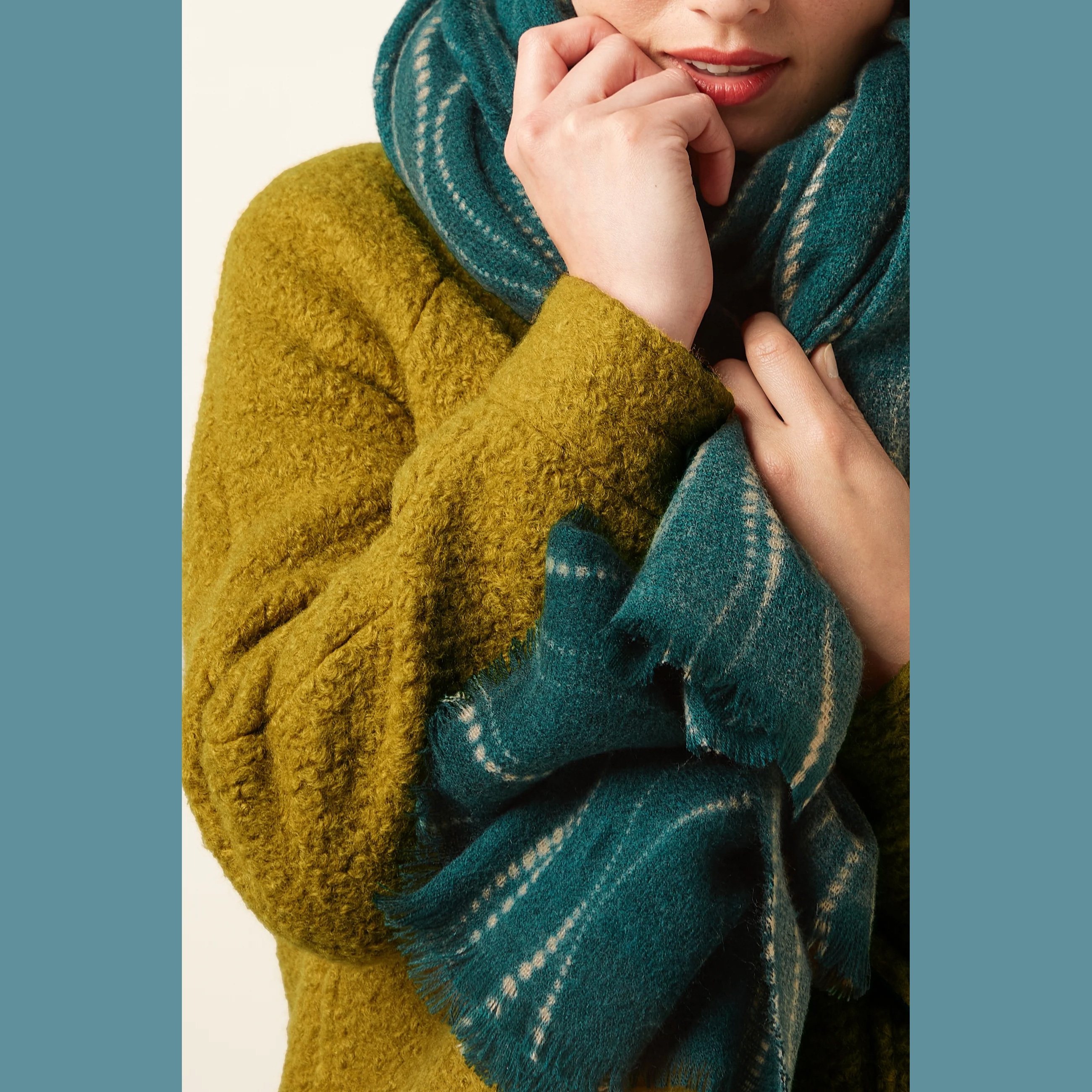 King Louie Schal Twirl Scarf, Pine Green