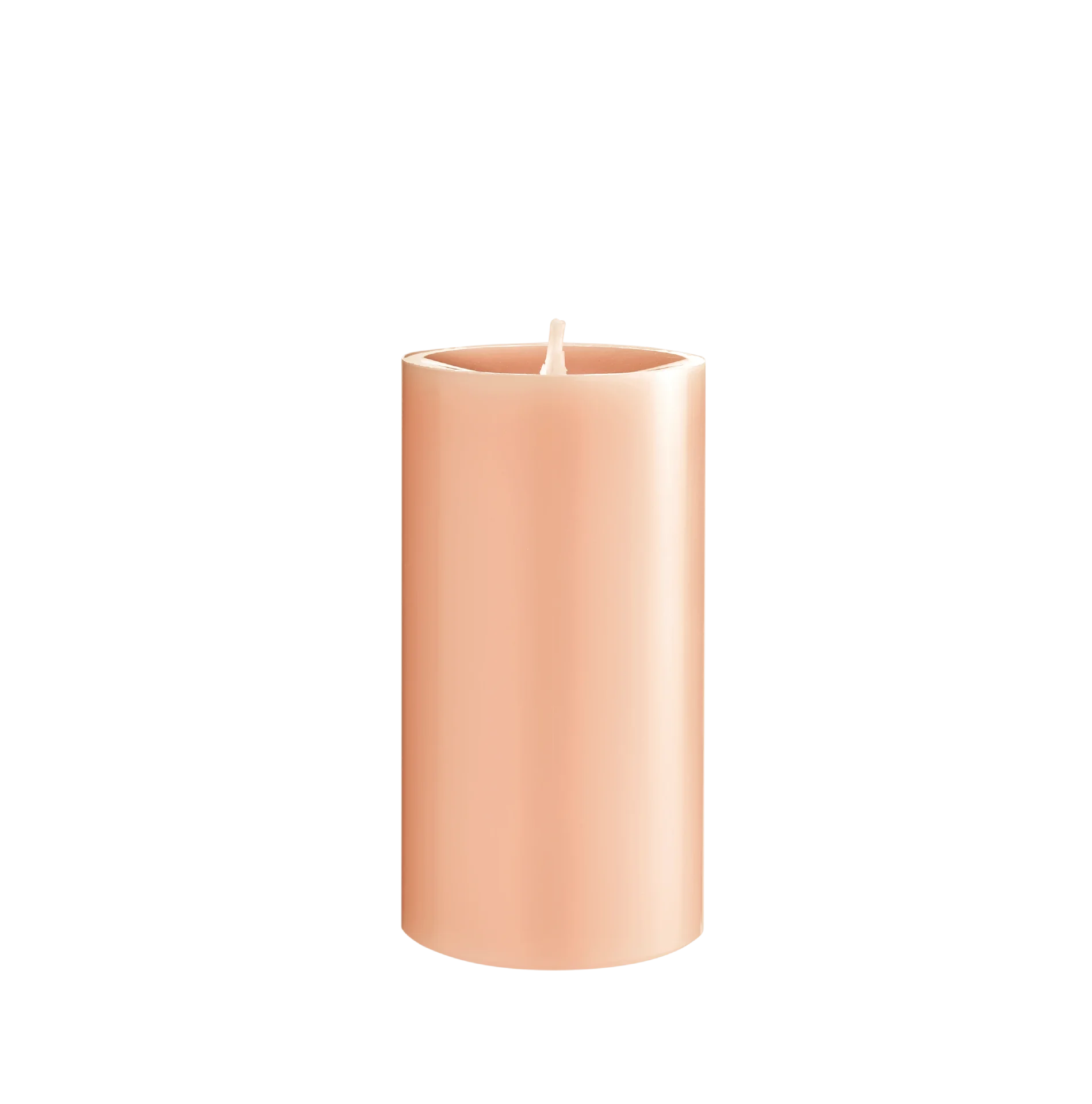 Engels Kerzen, Gegossene Stumpenkerze, D. 8 cm x 15 cm, Farbe: Hortensie