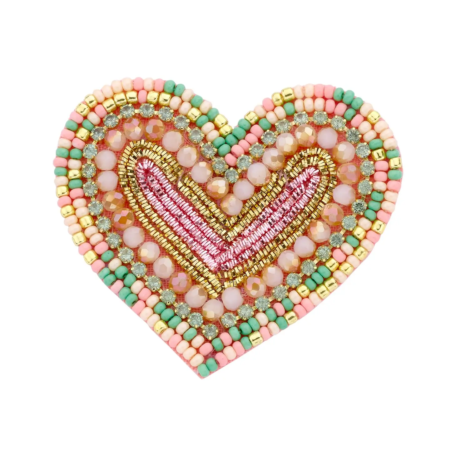 Brosche Herz, Modeschmuck