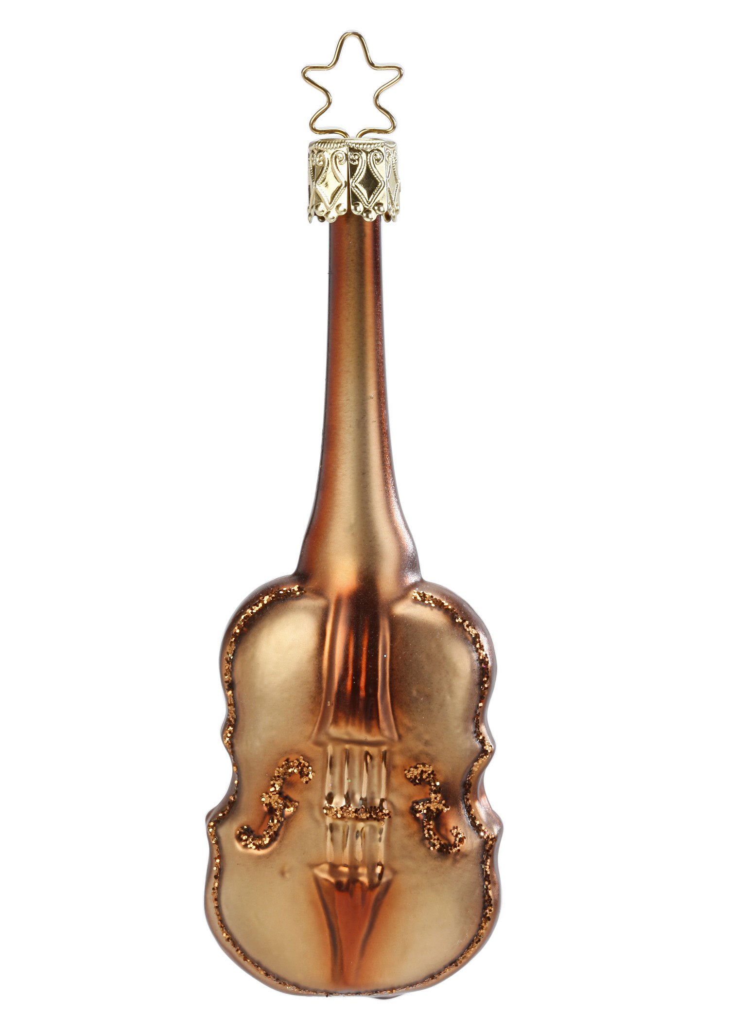 Inge Glas Christbaumkugel Geige,  Musikinstrument