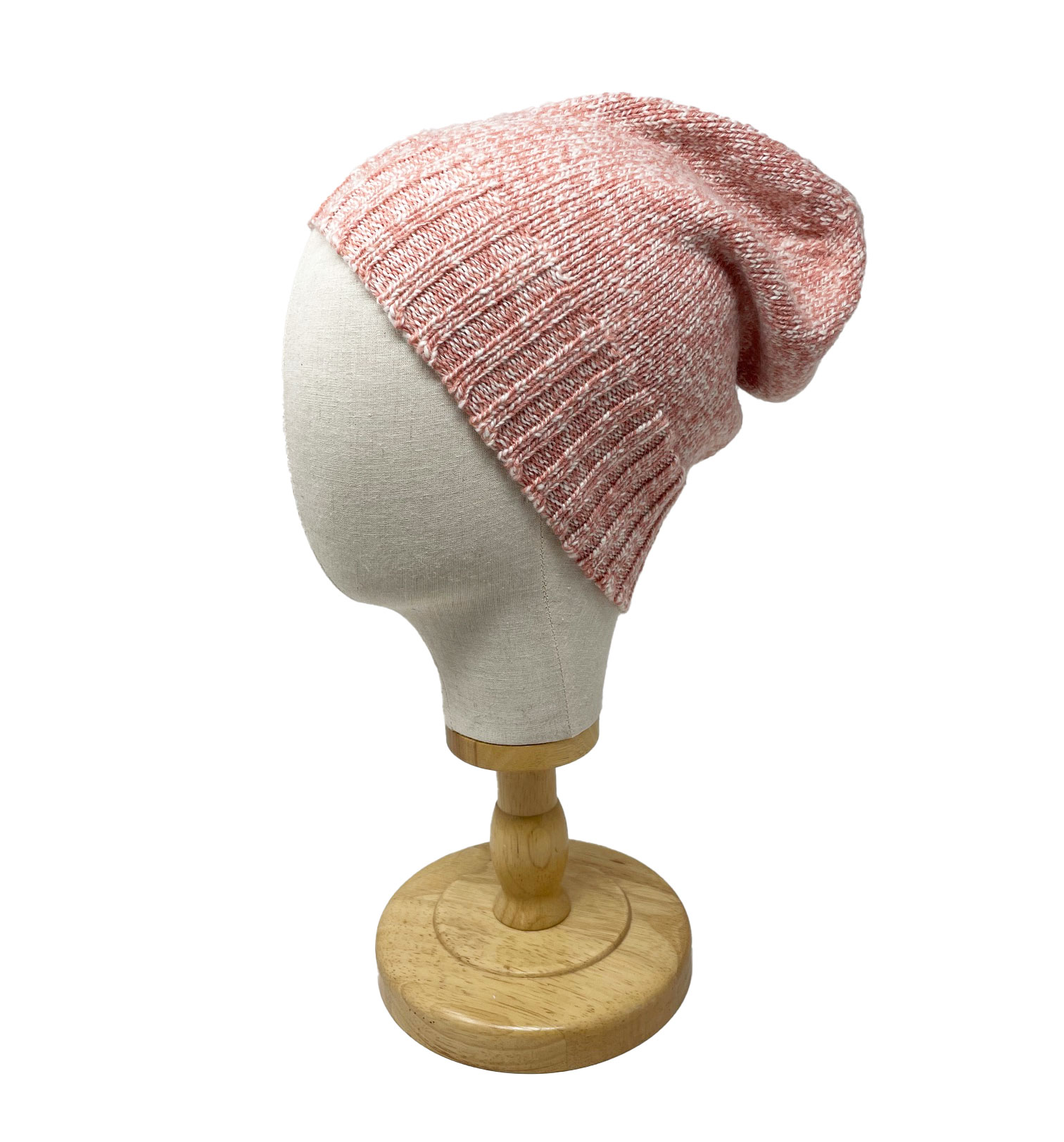 McKernan Mütze "MELANGE TULIP HAT" ROSE PEACH, Wollmütze, 100% Wolle 