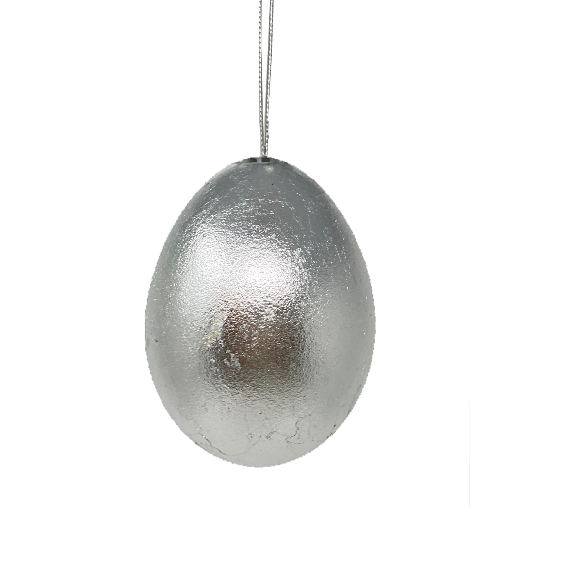 Osterei silber, Handwerkskunst aus der Slowakei, jedes Ei ist ein Unikat 