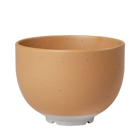 Broste Copenhagen " ELI" Schale Caramel Braun, D. ca. 11 cm, H. 8 cm, Steingut