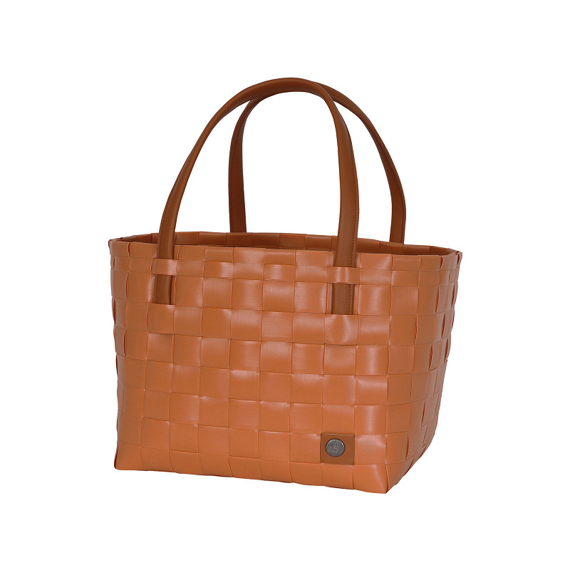 Handed By Color Match - Shopper,  PU Griffe , Farbe: pumpkin orange