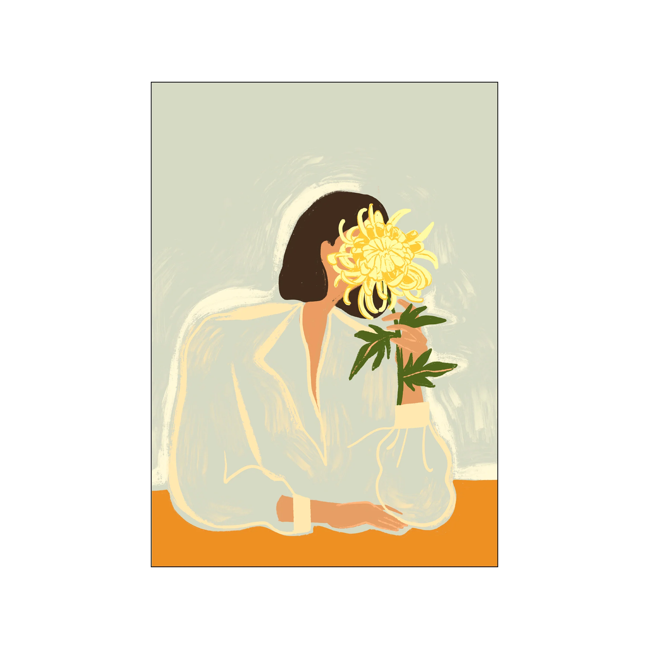 Kunstdruck A5 "The Crysanthemum"
