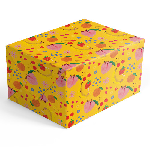 Geschenkpapier Fruittastic von Carolyn Suzuki, ca.  50 x 70 cm