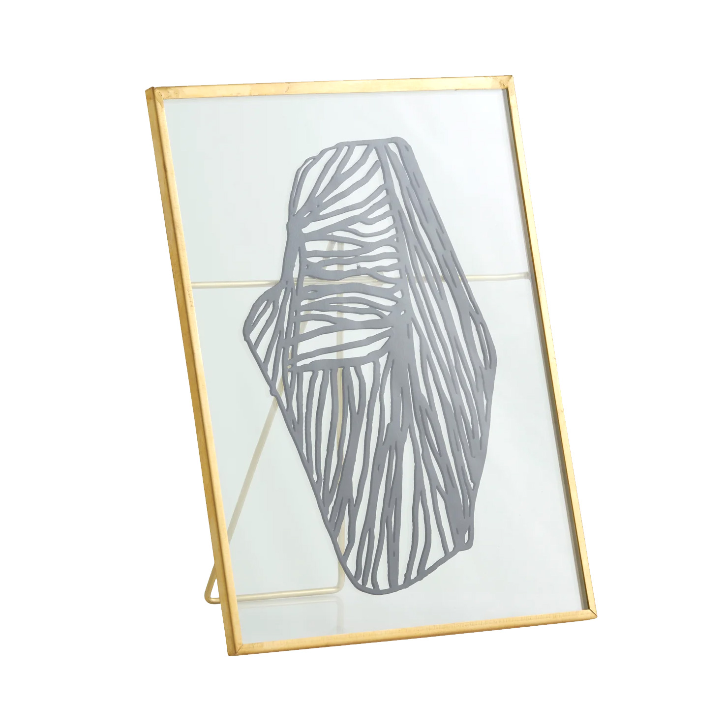 SIMI Fotorahmen Gold, STEHGESTELL, S von Nordal, ca. 18 x 24 cm