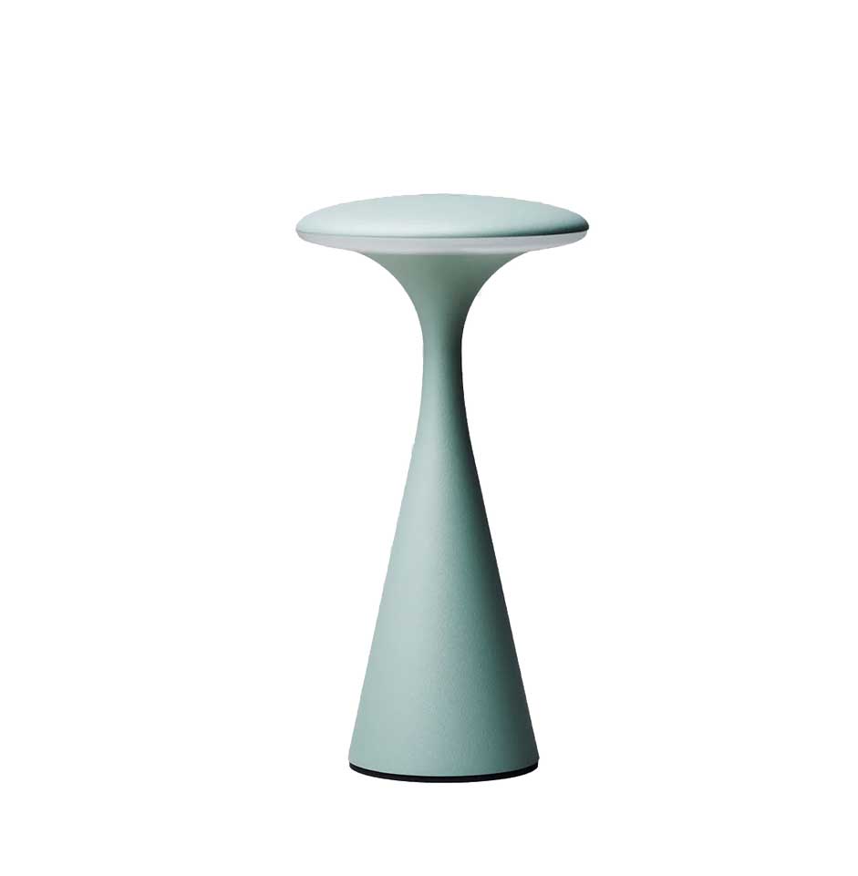 Tischleuchte Ufo klein, SALBEI, LED Lampe, ufo table lamp small - sage