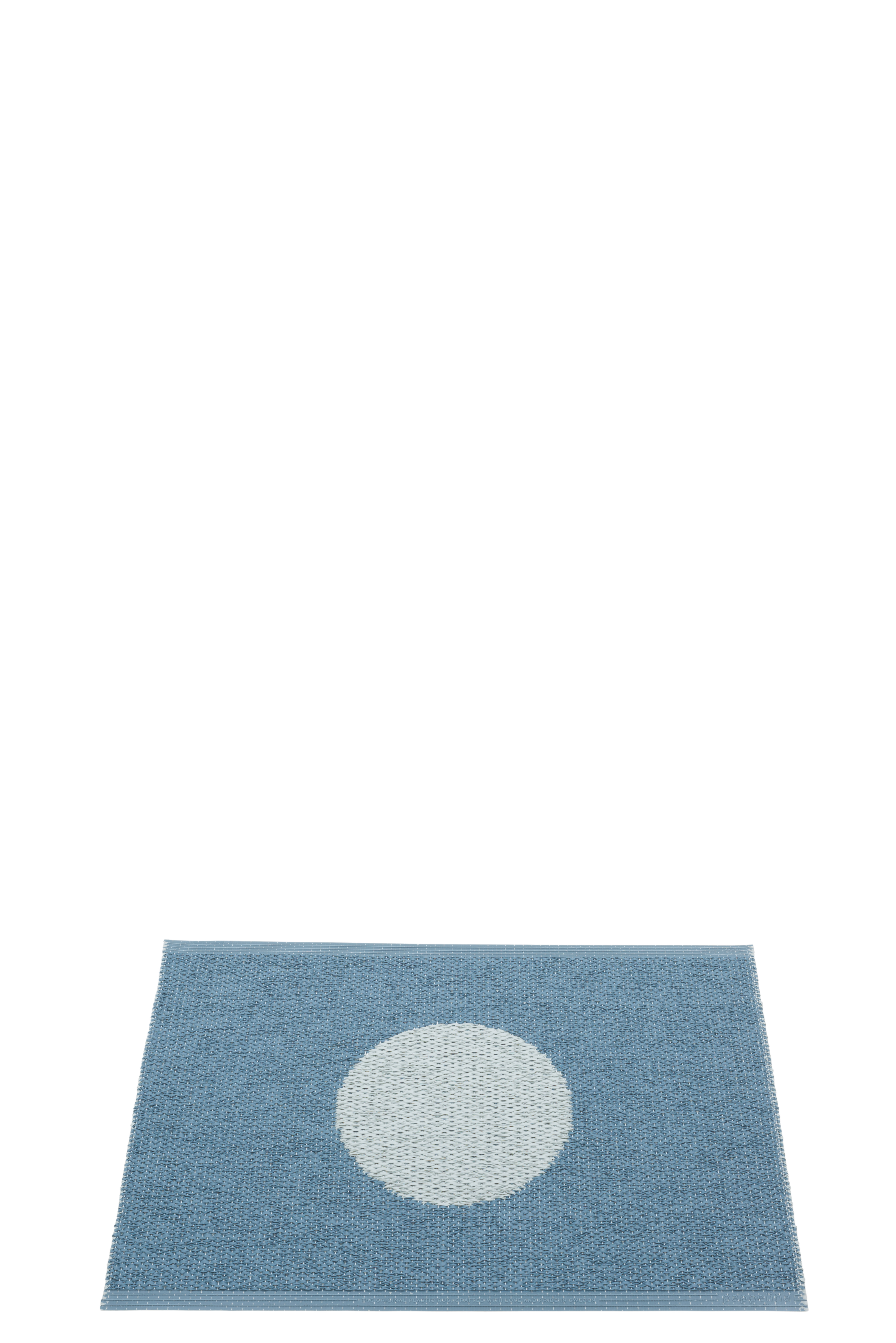 pappelina Teppich Vera Pop River Blue/Blue Fog , ca. 70 x 50 cm