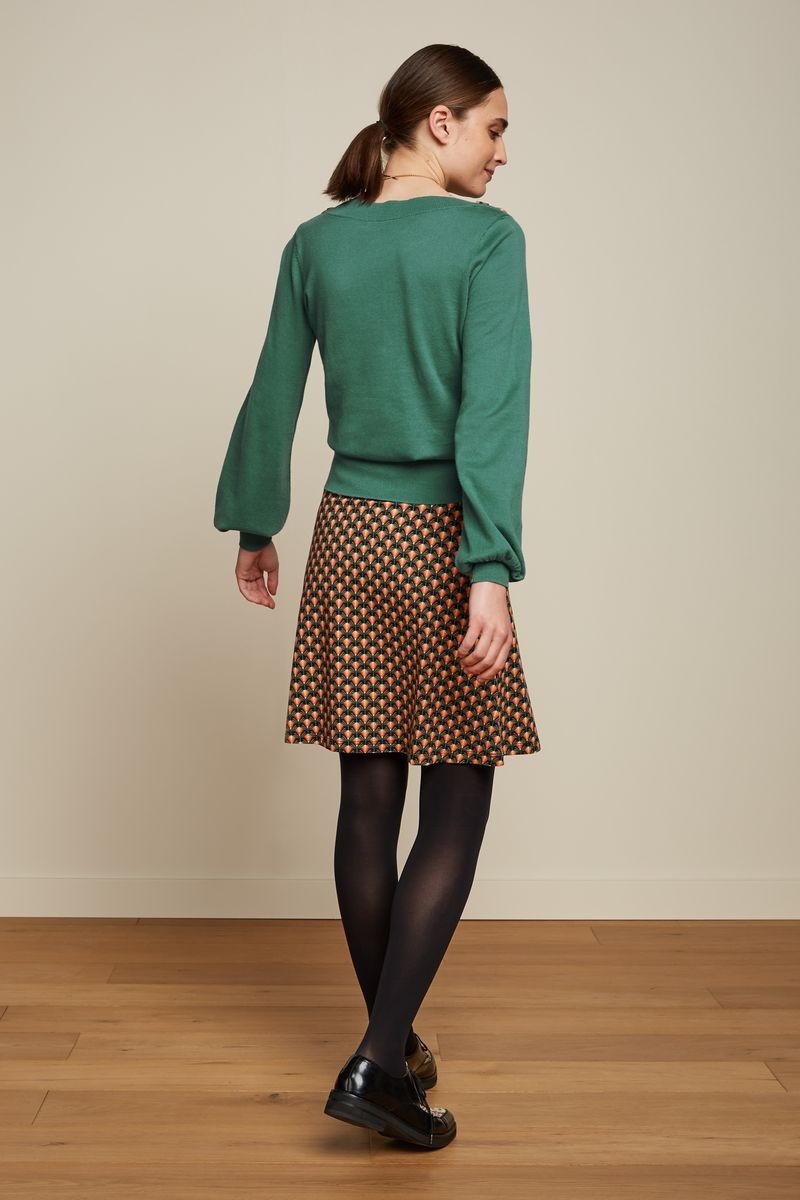 King Louie Border Skirt Rizzoli, Rock, Farbe: Tweed Orange King Louie Border Skirt Rizzoli, Rock, Farbe: Tweed Orange