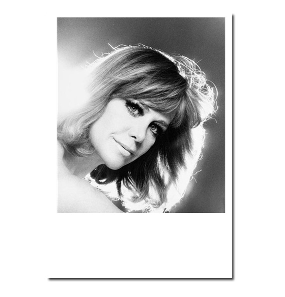Postkarte Hildegard Knef, Kunst