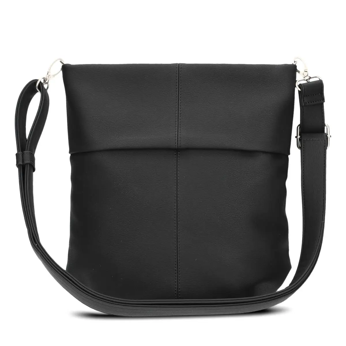 MADEMOISELLE UMHAENGETASCHE M90, Farbe: nubuk-black von ZWEI Bags     