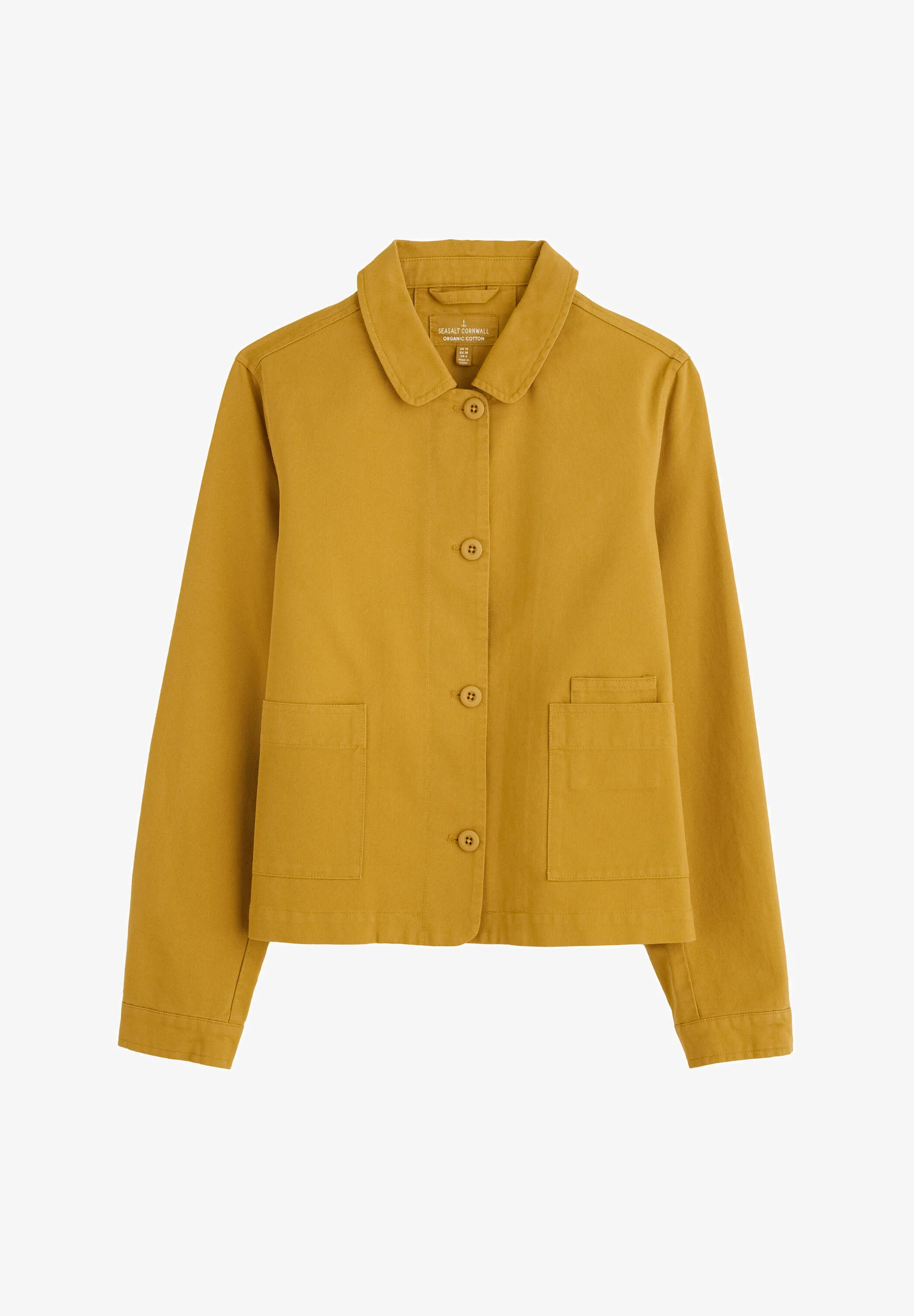 % SEASALT CORNWALL Leichte Sommerjacke Coombe Lane Jacket, Farbe: Chamomile