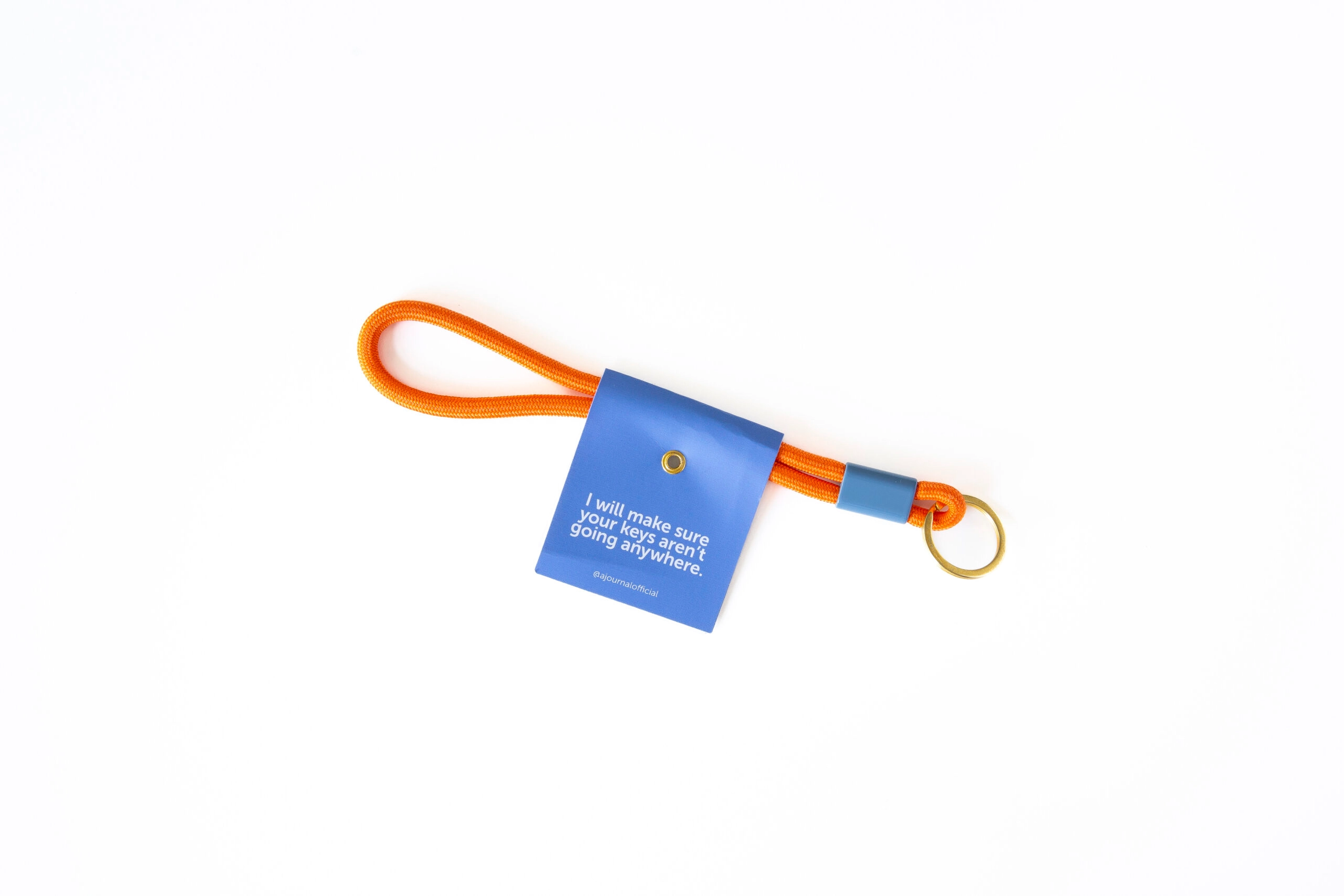 A-Journal Schlüsselband kurz - Orange - 15 cm