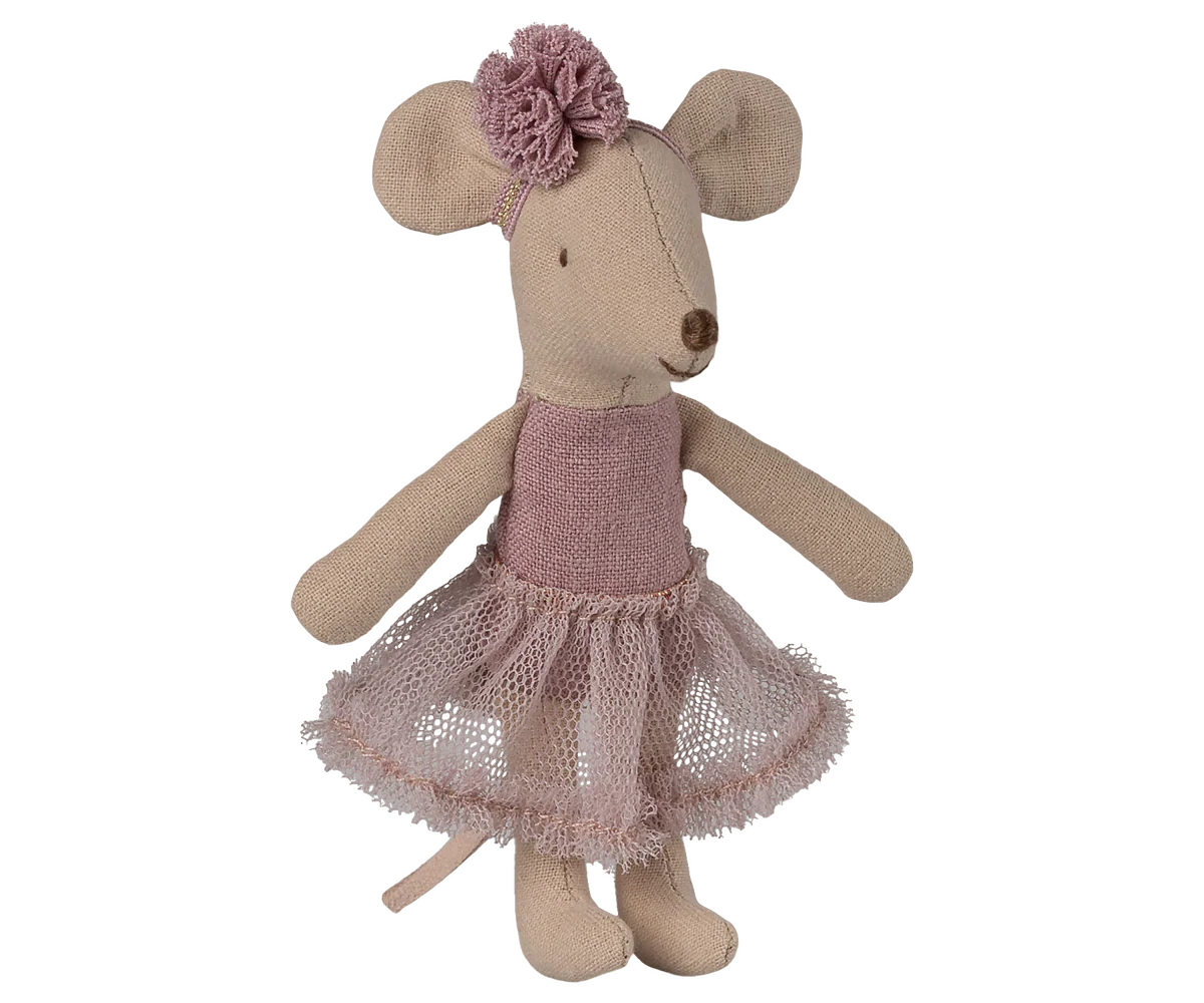 Maileg Ballerina-Maus, Kleine Schwester - Heather, ca. 11 cm