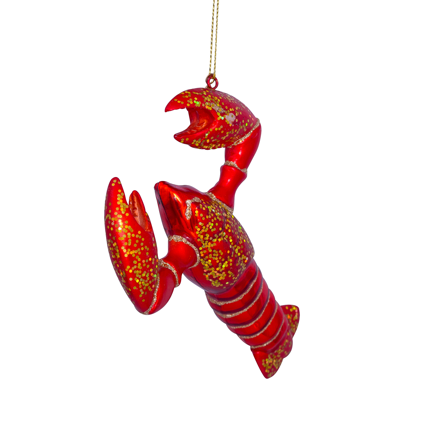 Weihnachtskugel Hummer, Höhe ca. 14cm