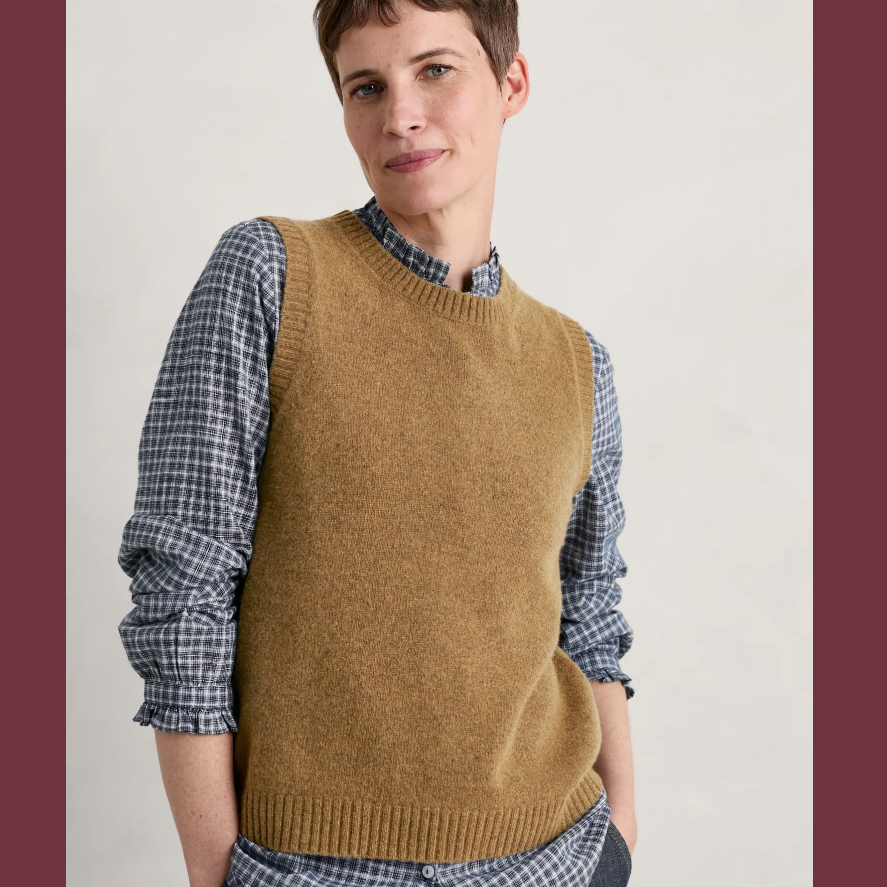 SEASALT CORNWALL East View Vest-Waxed Canvas, Pullunder 