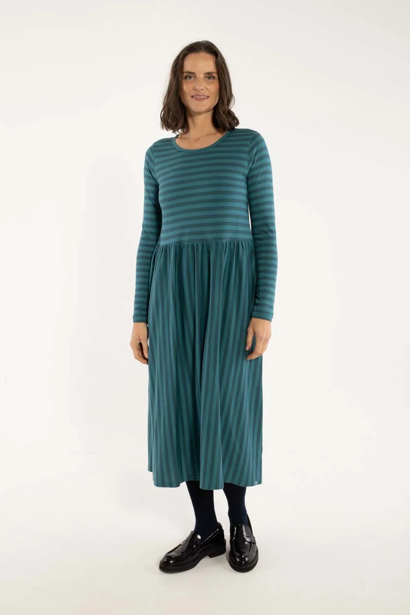 Danefae Danekroeyer Kleid LS Modal Dress Dk Slate/Duck