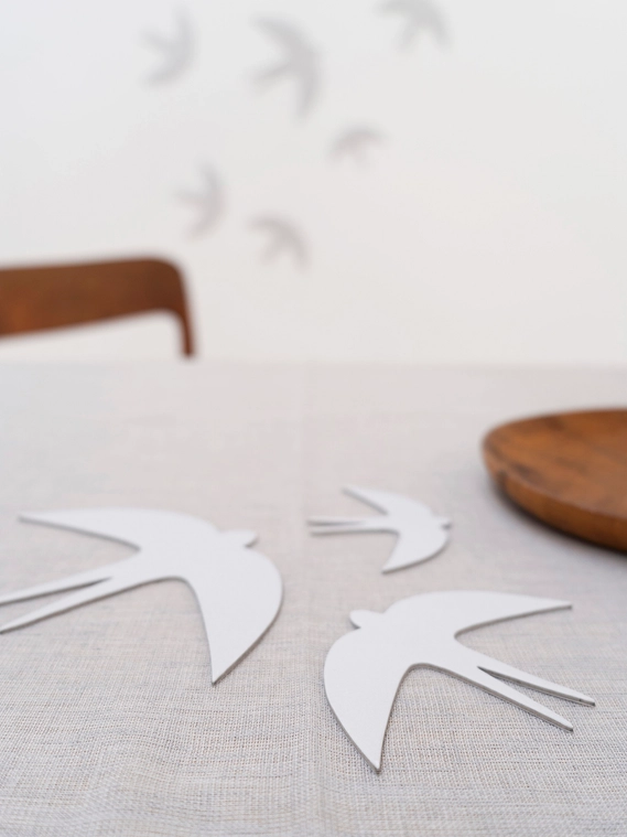 Jurianne Matter SVERM birds - large(3 birds), Bastelset, Vögel groß 3er Set 