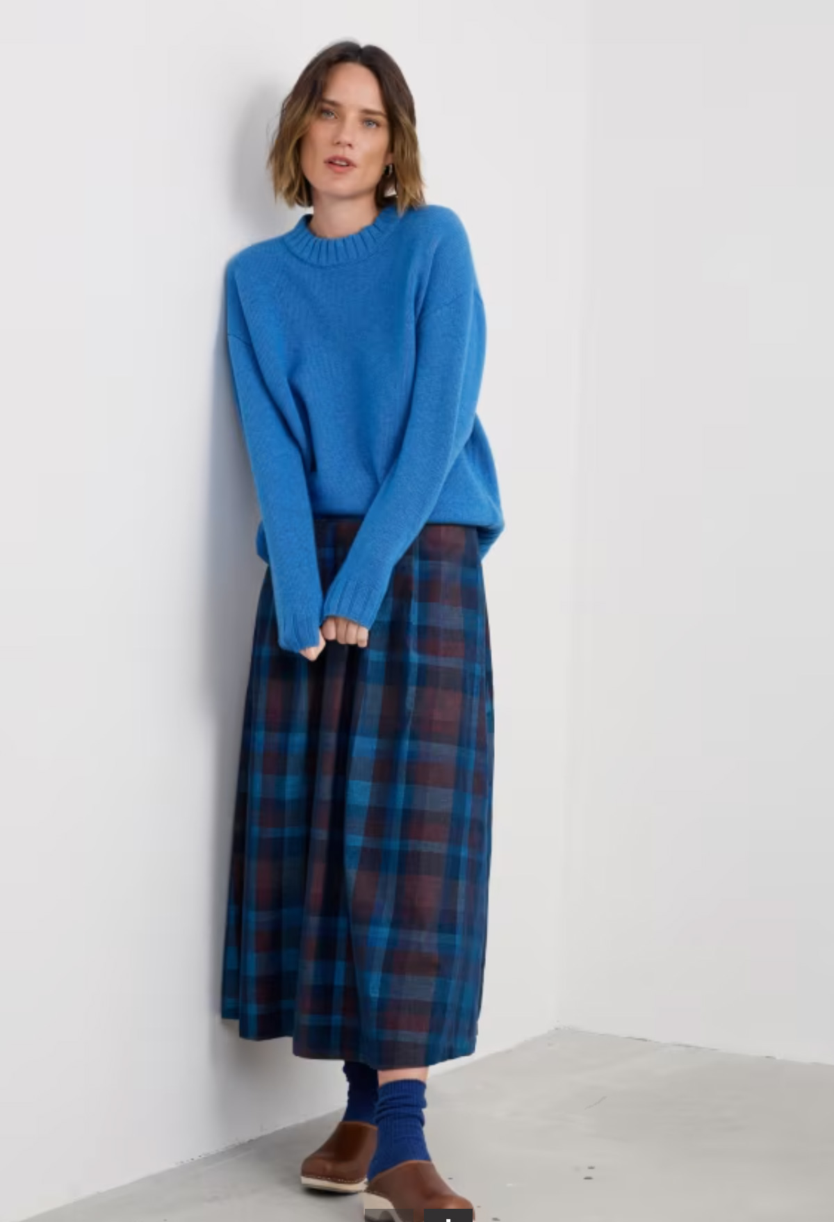 % SEASALT CORNWALL Pullover Evening Bay Crew Neck Jumper, Farbe: Jetty Blau