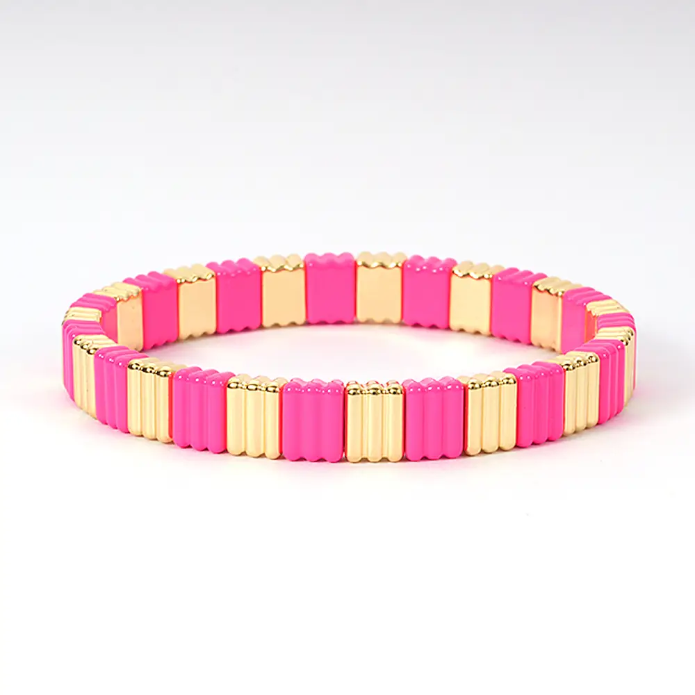 Lot83 LizzyMae Armband Emaille 015 pink, Modeschmuck      