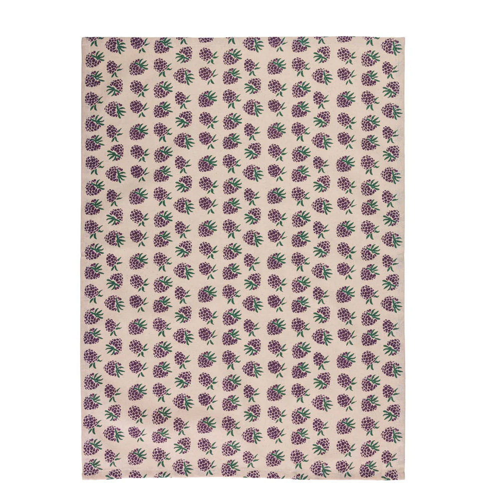 VINTAGE GARDEN Geschirrtuch Brombeeren, Biobaumwolle, ca. 50 x 70 cm 