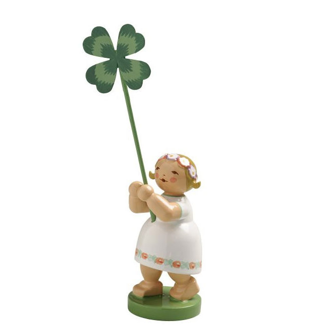 Wendt & Kühn Blumenkind "Mädchen mit Kleeblatt" von Wendt & Kühn