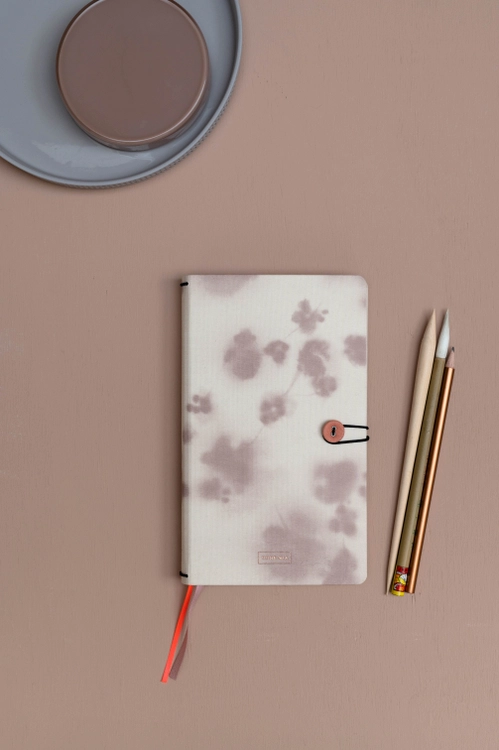 Tinne+Mia Notizbuchknopf - Leinen - Amour des lilas- FSC Mix