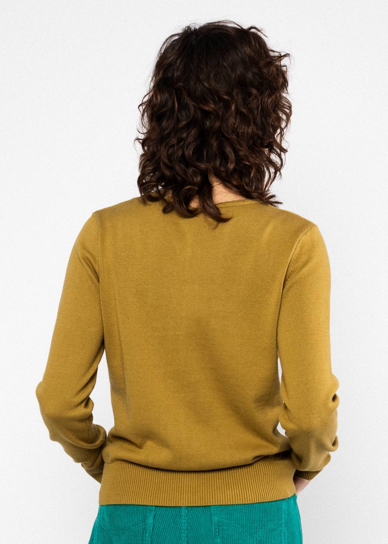 Blutsgeschwister Cardigan Save the Brave, folklore light yellow
