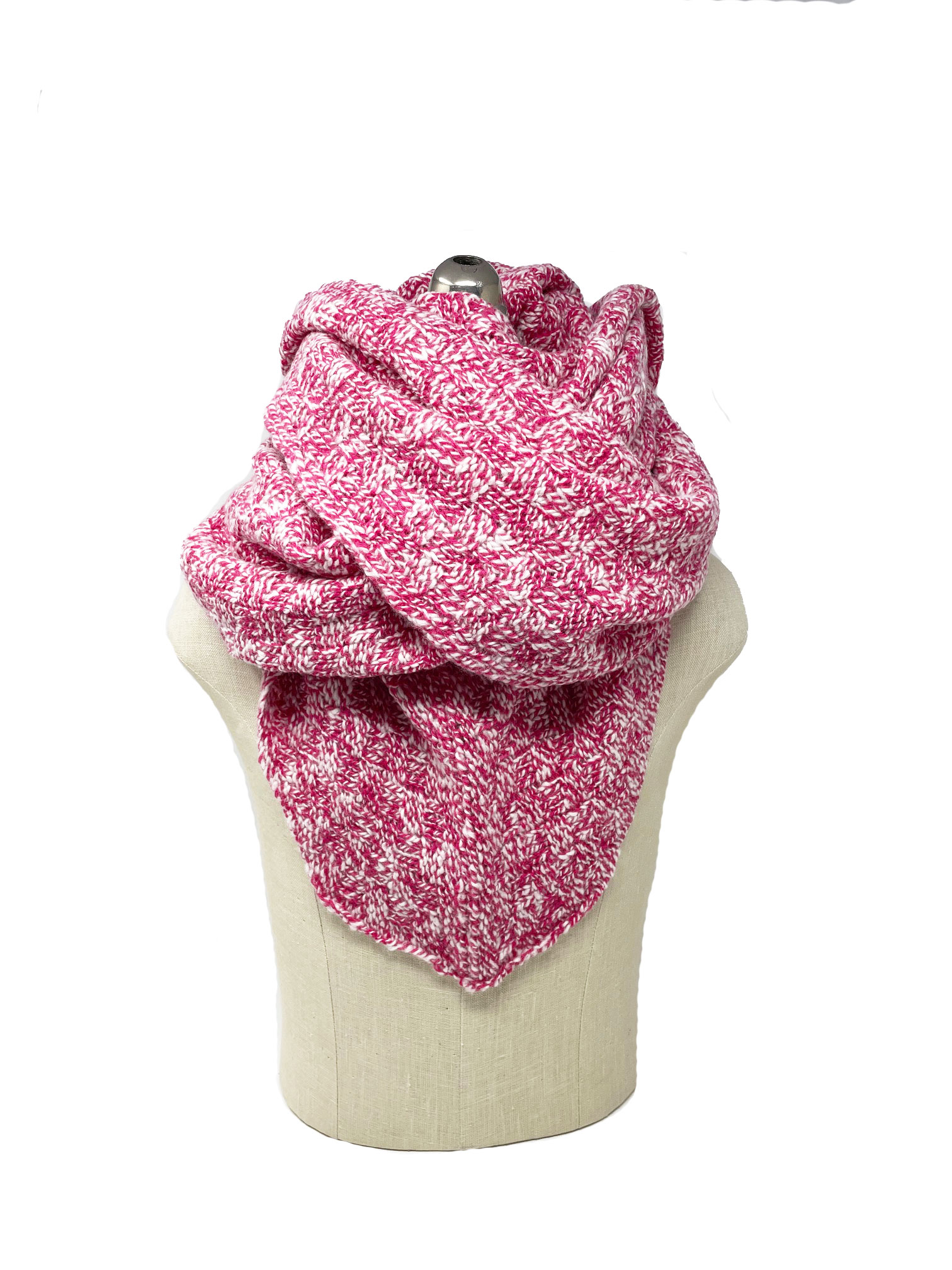 McKernan Dreiecks Schal "RYDER" CANDY FLOSS,   ca. 74 x 210 cm , 100 % Wolle  