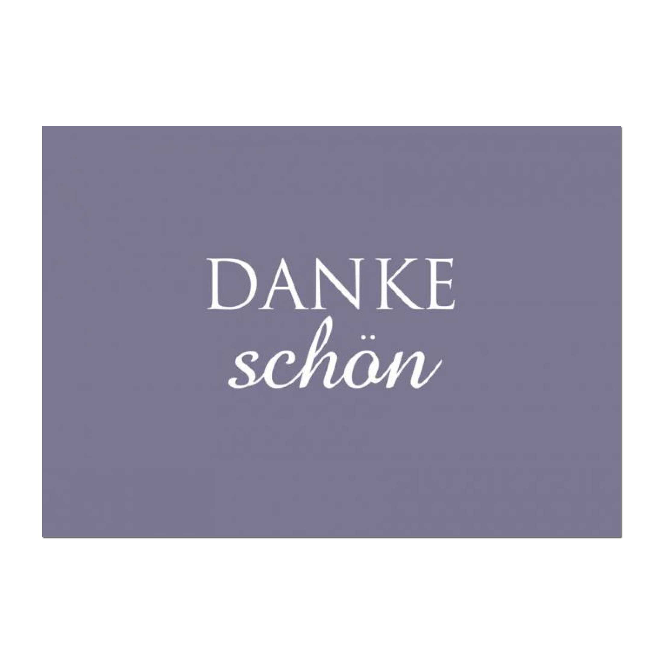 Wunderwort Postkarte "DANKEschön"