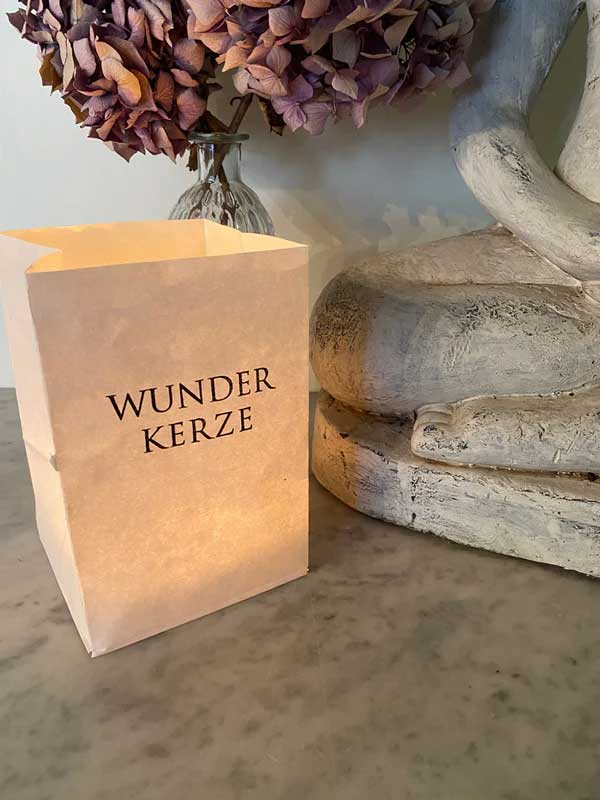 Wunderwort Lichttüte "Wunder Kerze"