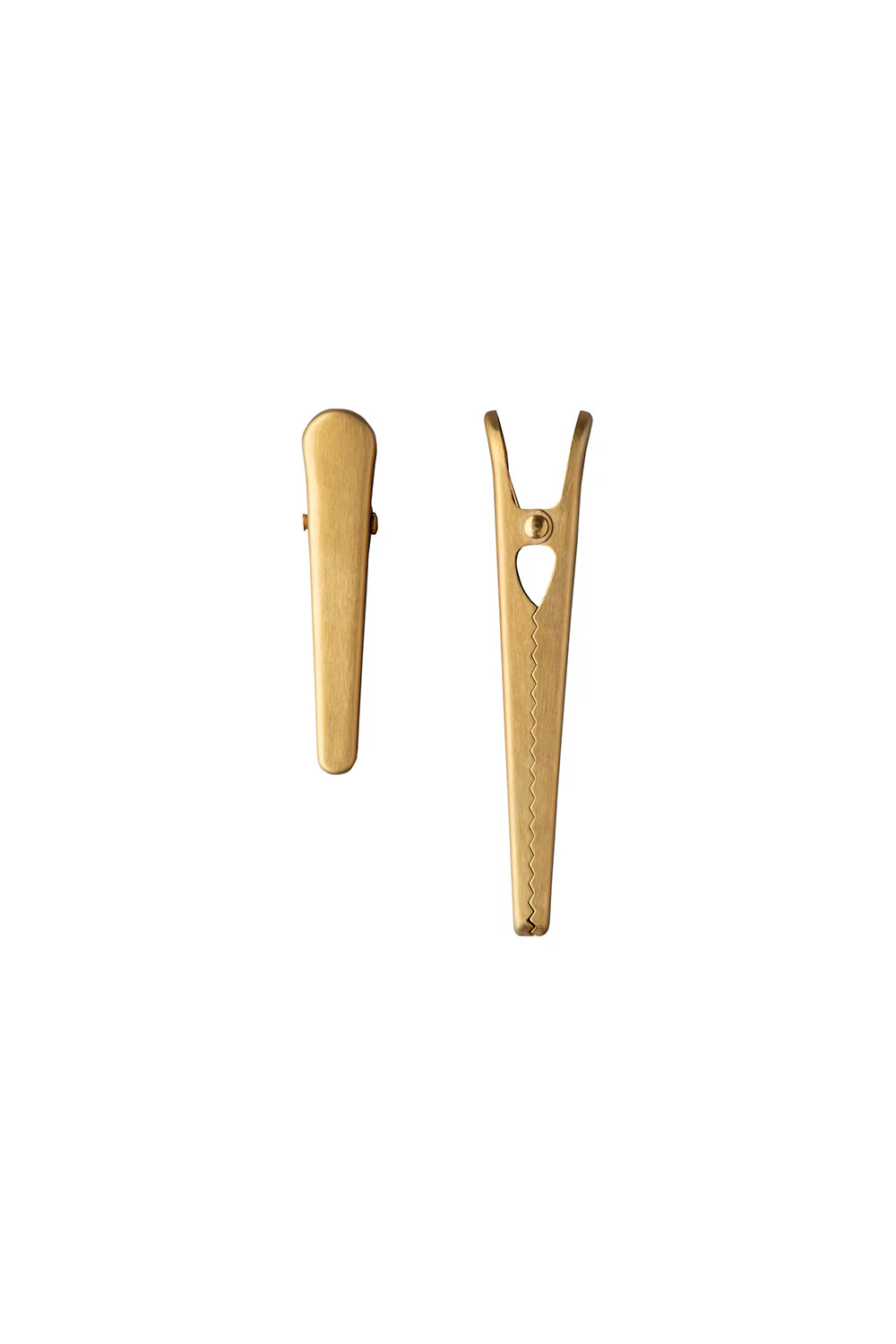 Messing Clip 2er Set GOLD , ca. 11,5 x 2 x 2,5 cm