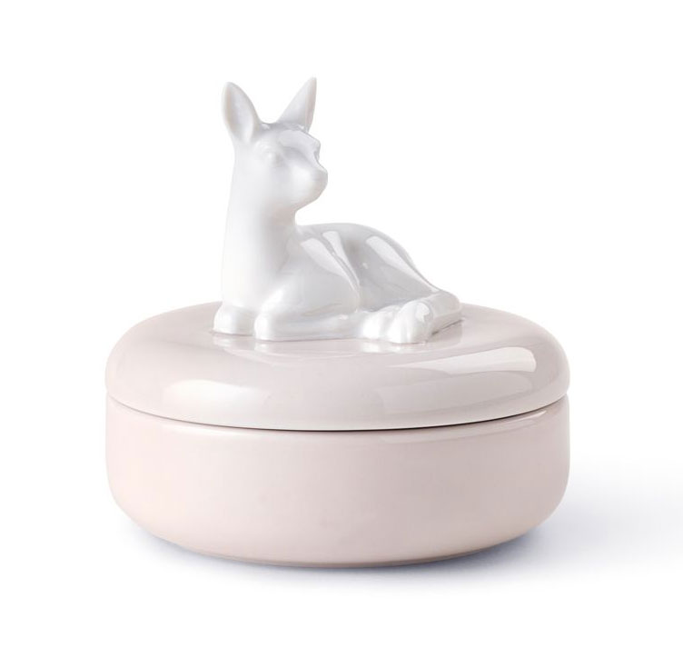 dottir Nordic Design Dose Geburtstagsgeschichten Reh,  Sweet Stories Bonbonniere Fawn - Powder