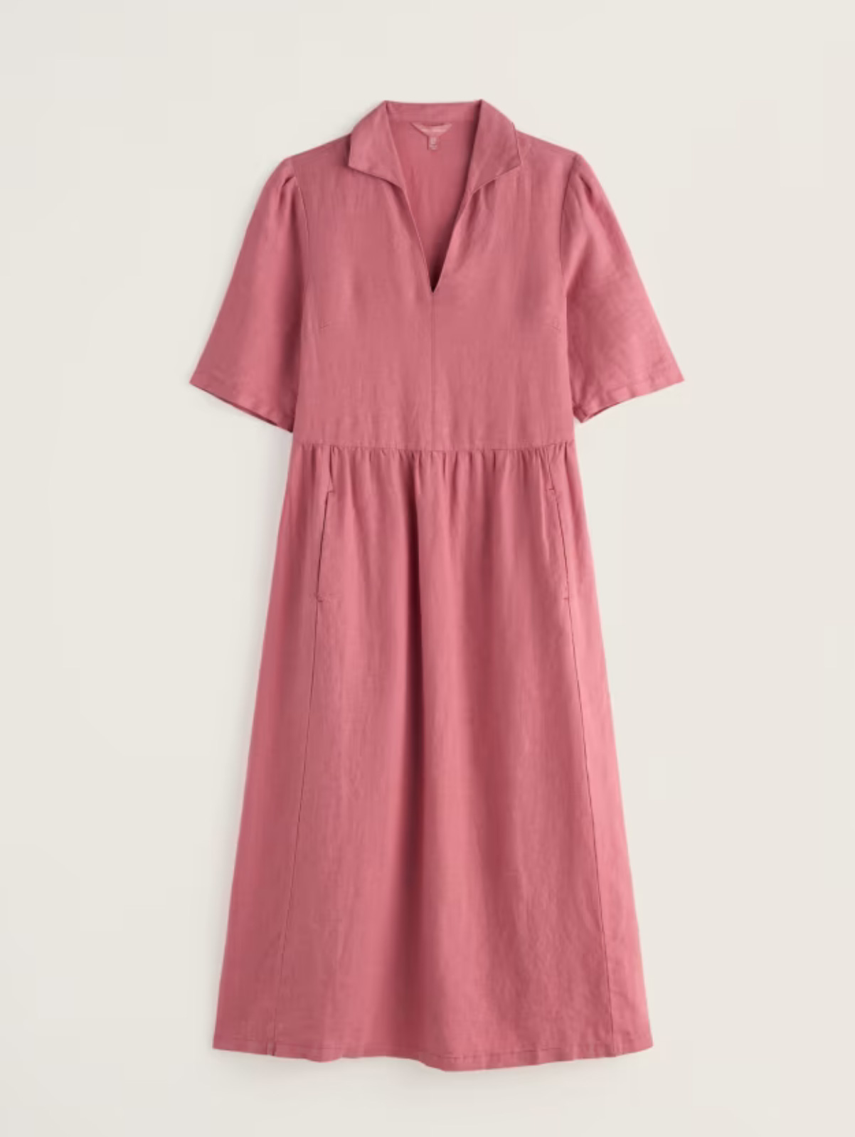 % SEASALT CORNWALL Leinenkleid Fen Violet Dress-Wild Rose