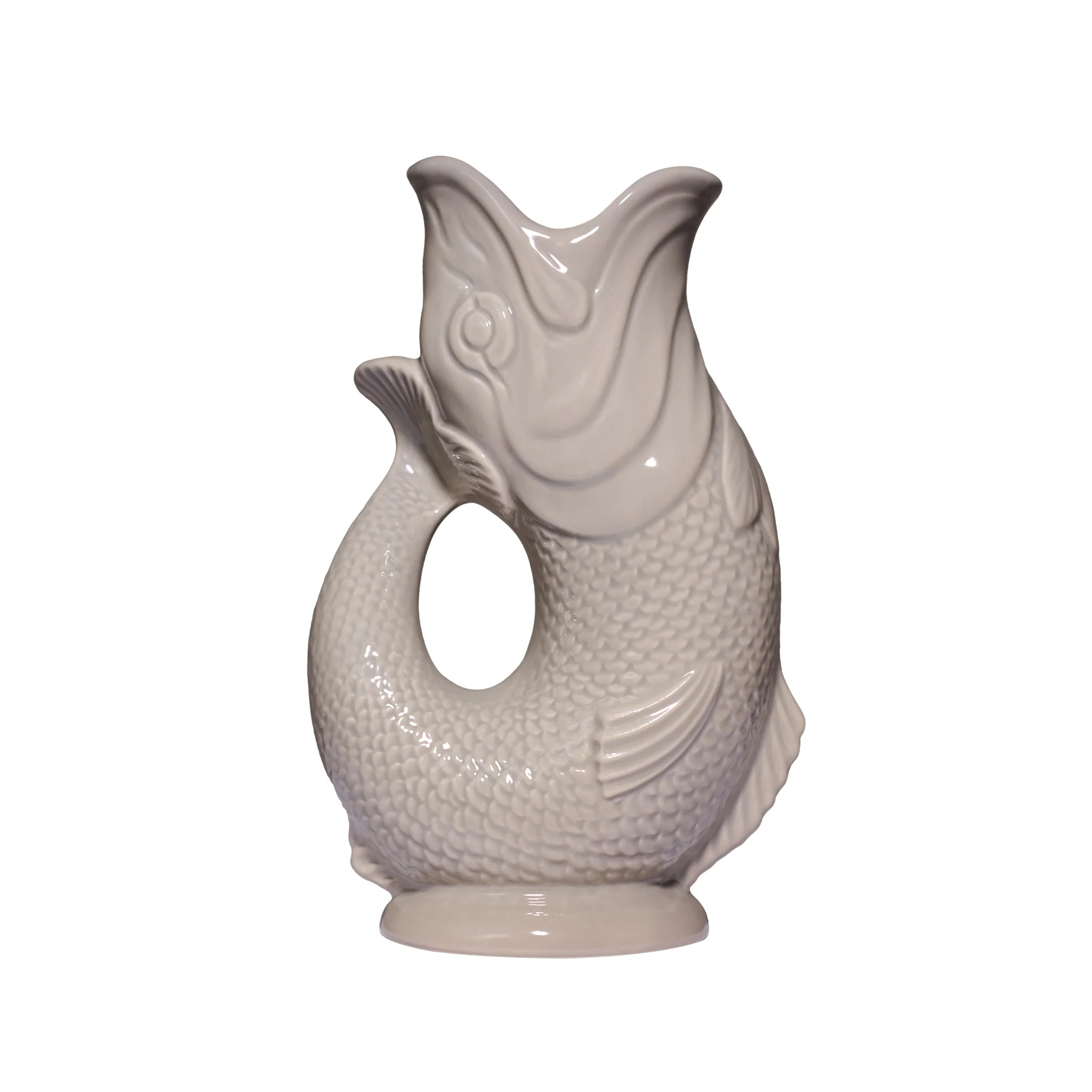 Gluckigluck  Fisch Karaffe/ Wasserkrug XL Champignon ca. 1,1 L, Höhe ca. 27 cm    