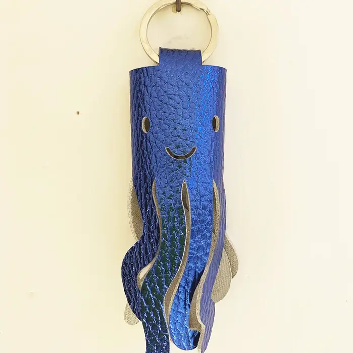 Schlüsselanhänger Octopus Keyring - Sapphire Metallic
