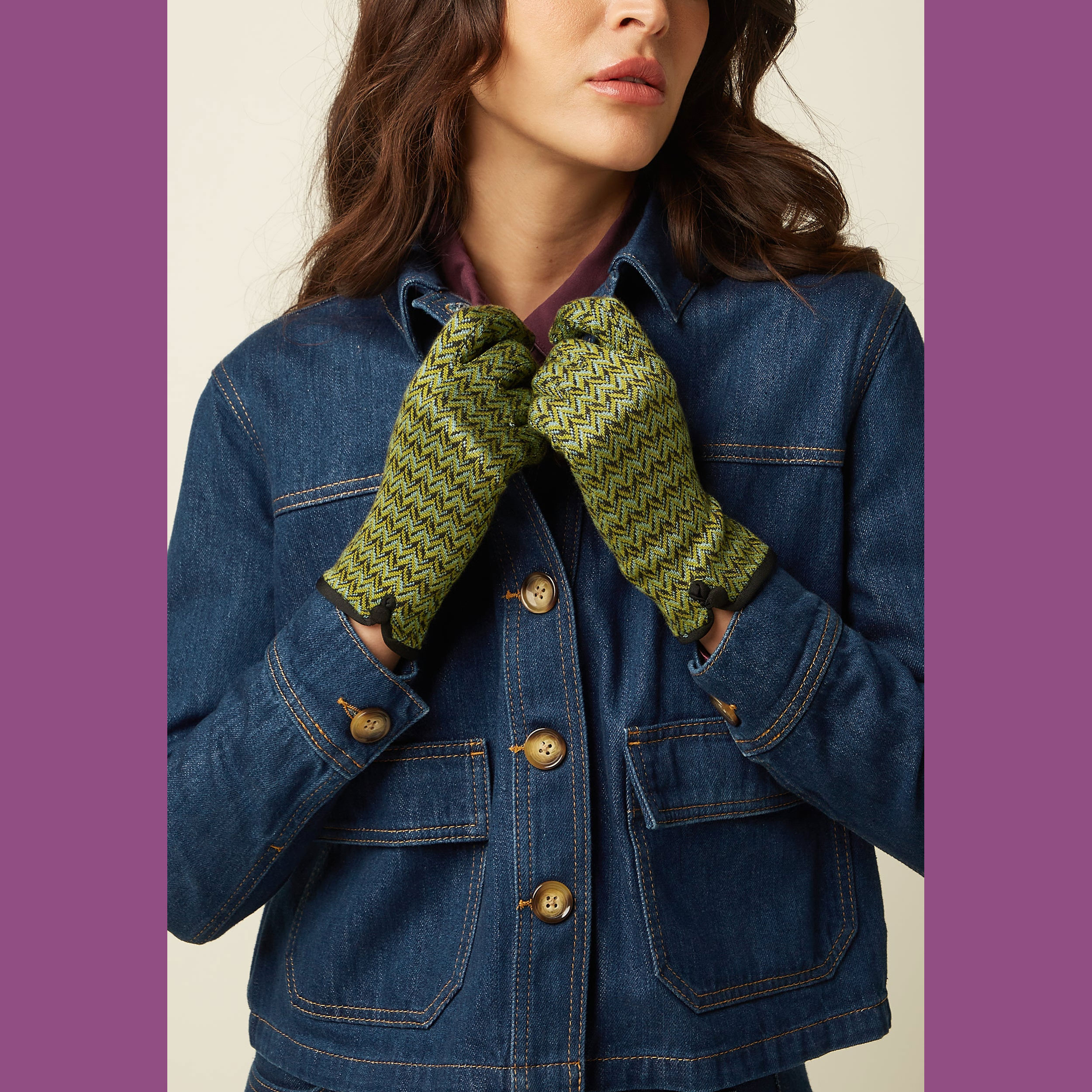 King Louie Handschuhe Wander Glove, Farbe: Cardemon Green