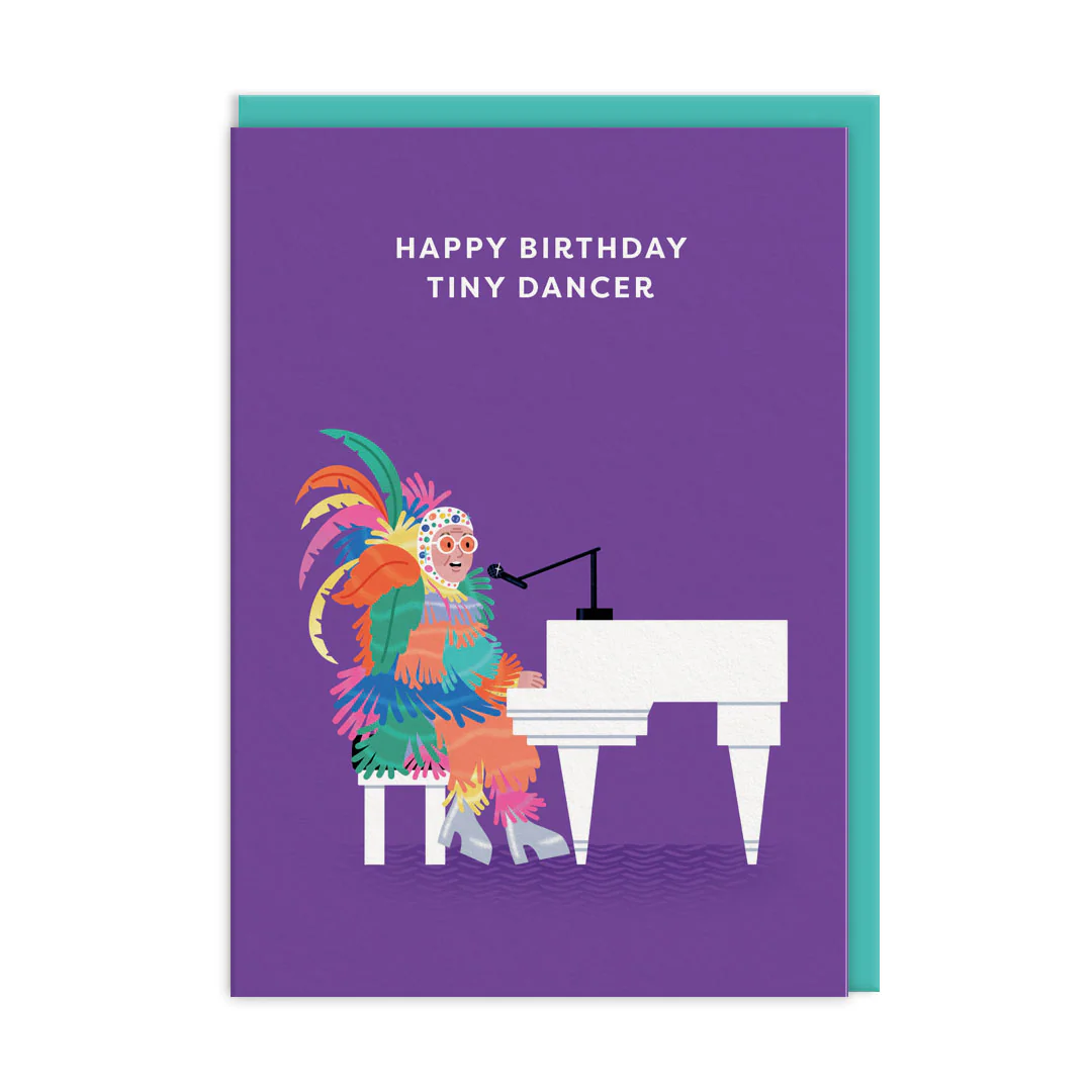 OH DEER Grußkarte ICONS Elton John Greeting Card , Geburtstag  