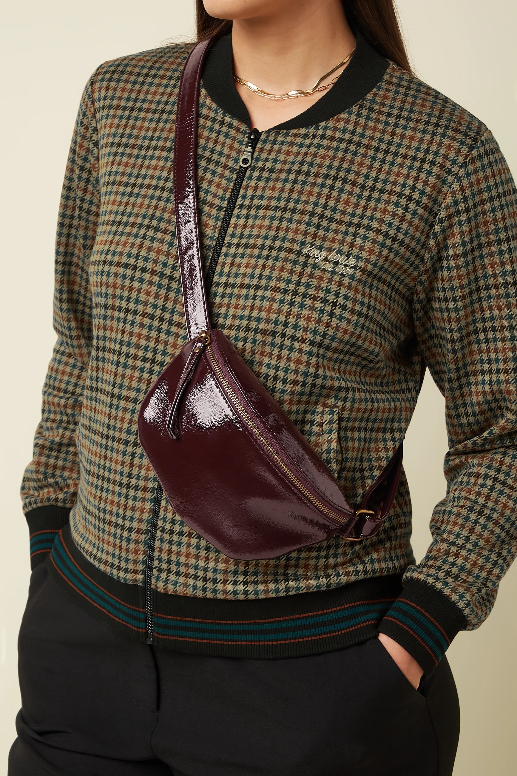 King Louie Little Pack Patent Bag  , Farbe Porto Red - Bags, Crossbody Tasche