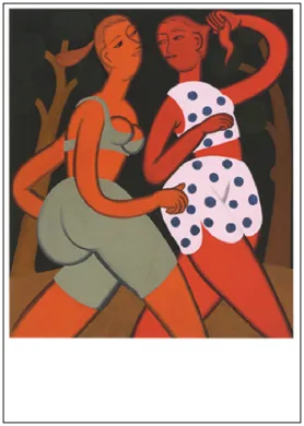Postkarte Grace Weaver "Promenade, 2019", Kunst