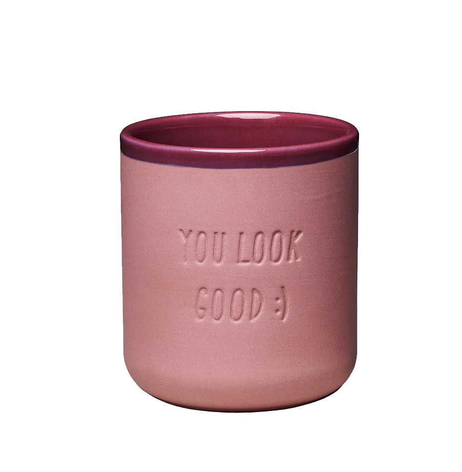 GOOD MOOD Porzellantasse - YOU LOOK GOOD , 380 ml  , Becher